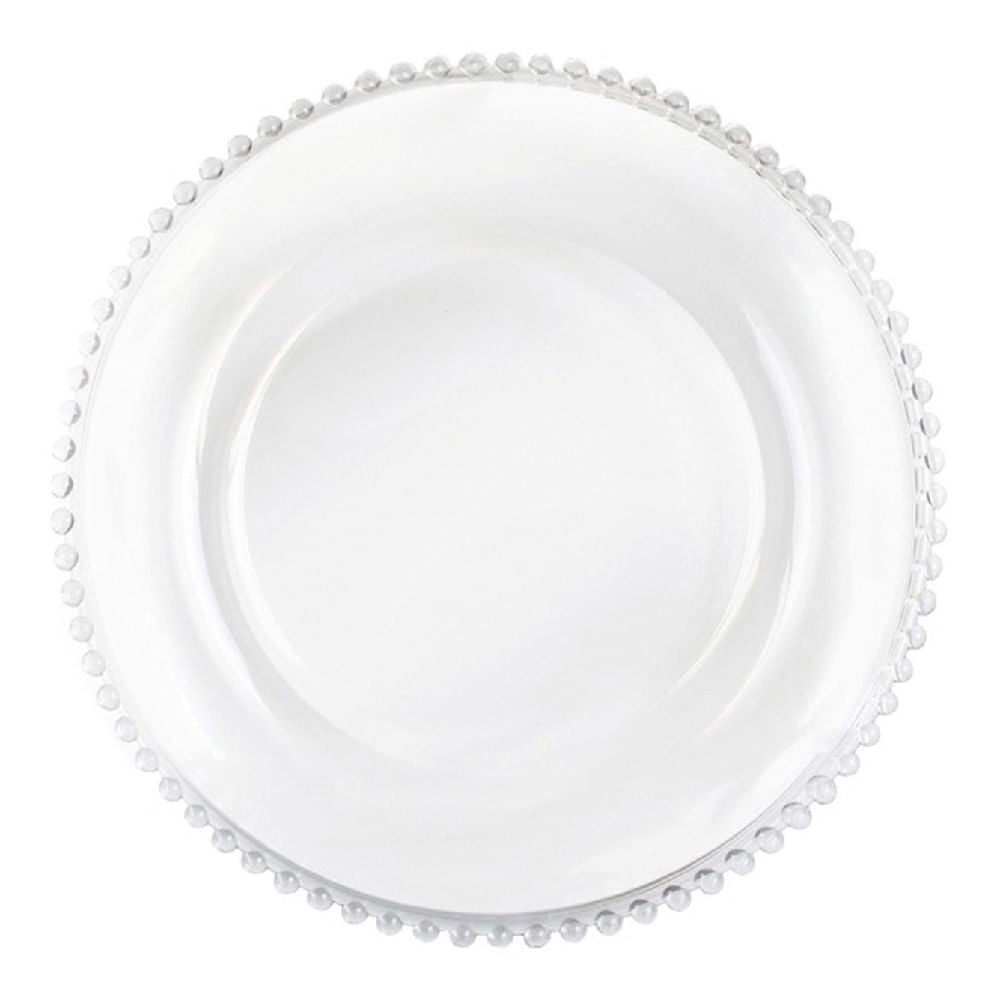 Plato Llano Soho Vidrio 27 cm