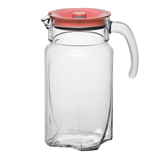 Jarra Luna Pasabahce de Vidrio Tapa Rosada 50 oz