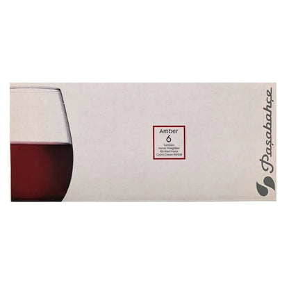Vasos Para Vino Pasabahce Amber 15 oz 6 Piezas
