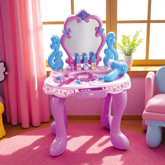 Juego De Mesa De Belleza Con Música y Espejo - 11