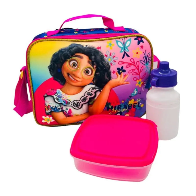 Lonchera Encanto 3D Con Accesorios