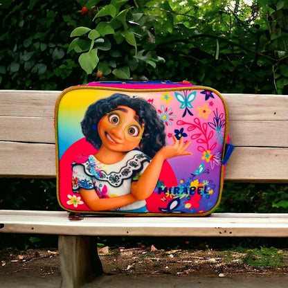 Lonchera Encanto 3D Con Accesorios