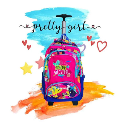 Mochila Durable Estampada Para Niñas