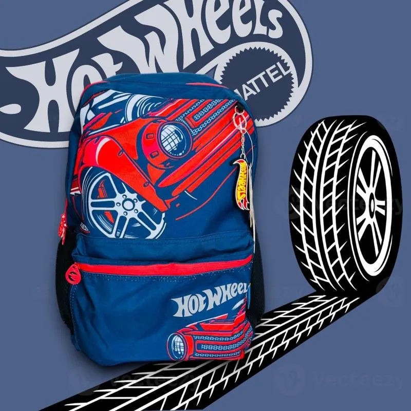 Mochila Escolar Hot Wheels 17"