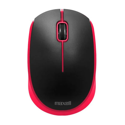 Mouse Inalámbrico Maxell Básico Óptico 2.4GHZ Rojo