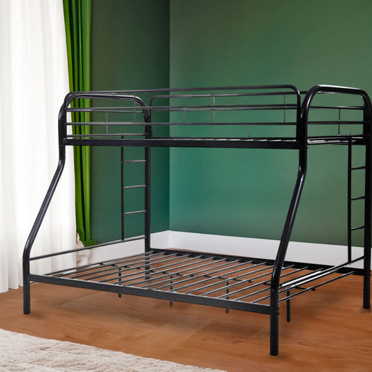 Camarote Twin/Full Elements Furniture Negro De Metal
