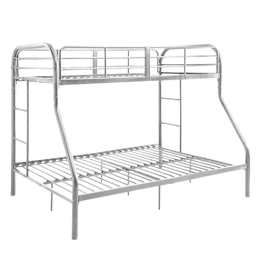 Camarote Twin/Full Elements Furniture Blanco De Metal