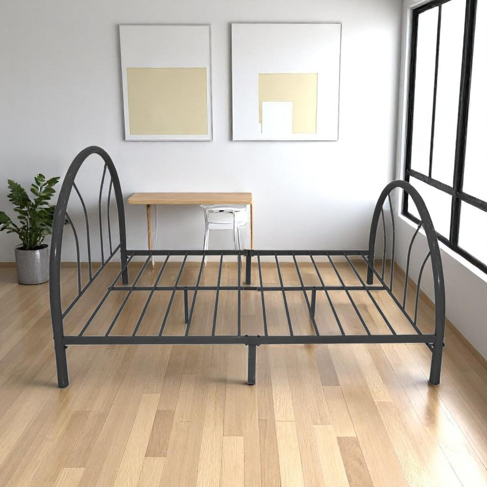 Cama Full Elements Furniture Negra De Metal