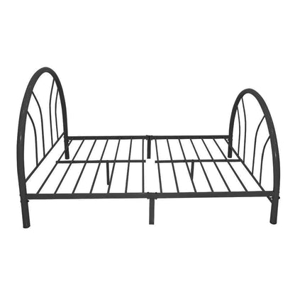 Cama Full Elements Furniture Negra De Metal