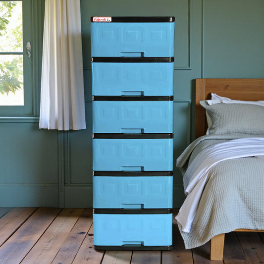 Gavetero Plastimas Celeste 6 Gavetas