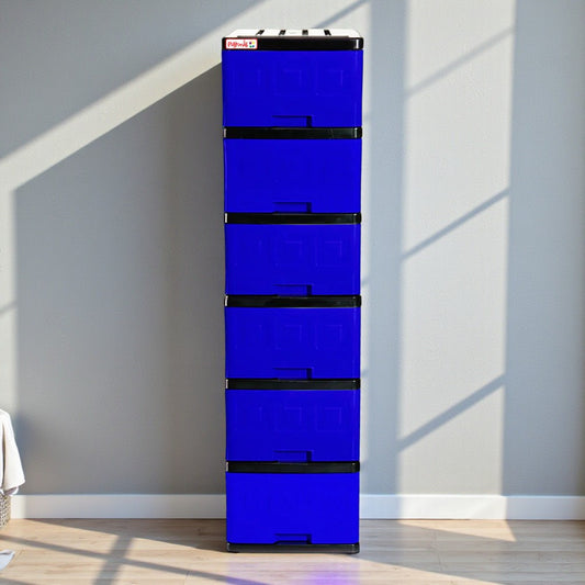 Gavetero Plastimas Azul 6 Gavetas