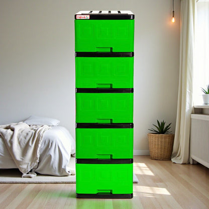 Gavetero Plastimas Verde 5 Gavetas
