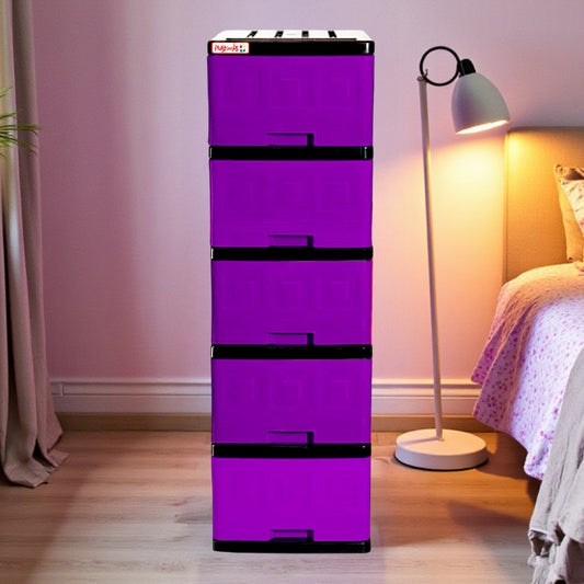 Gavetero Plastimás | Morado | 5 Gavetas