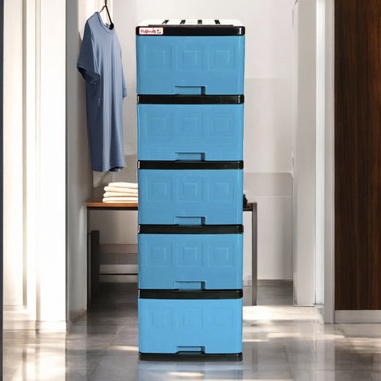 Gavetero Plastimas Celeste 5 Gavetas
