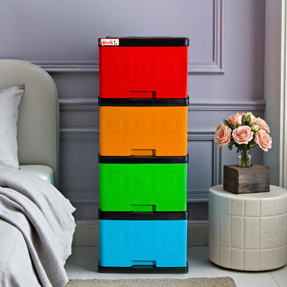 Gavetero Plastimas Multicolor 4 Gavetas