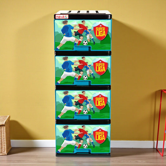 Gavetero Plastimás Súper Liga 4 Gavetas