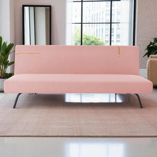 Sofá Cama Venetto Home Base De Metal Pink
