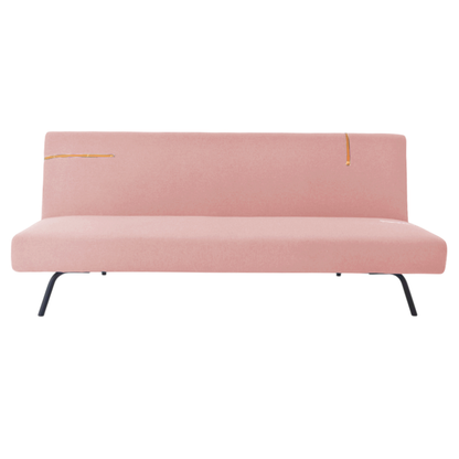 Sofá Cama Venetto Home Base De Metal Pink