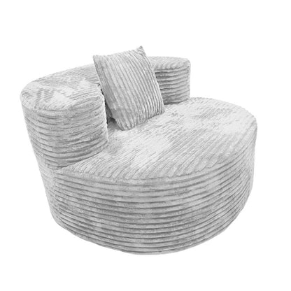 Sofá 1 Puesto Gris Claro Elements Furniture