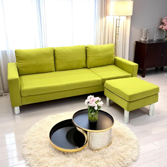 Juego De Sala Elements Furniture En Forma L 2 Piezas/Grass