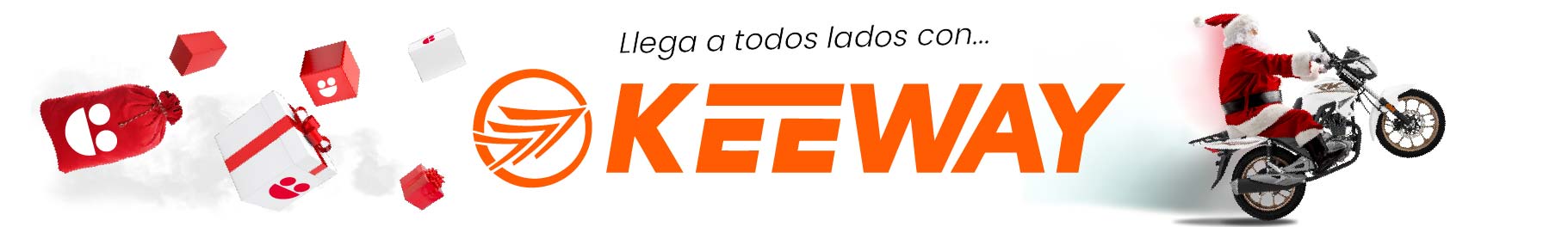 Santa en motos Keeway llega a todos lados