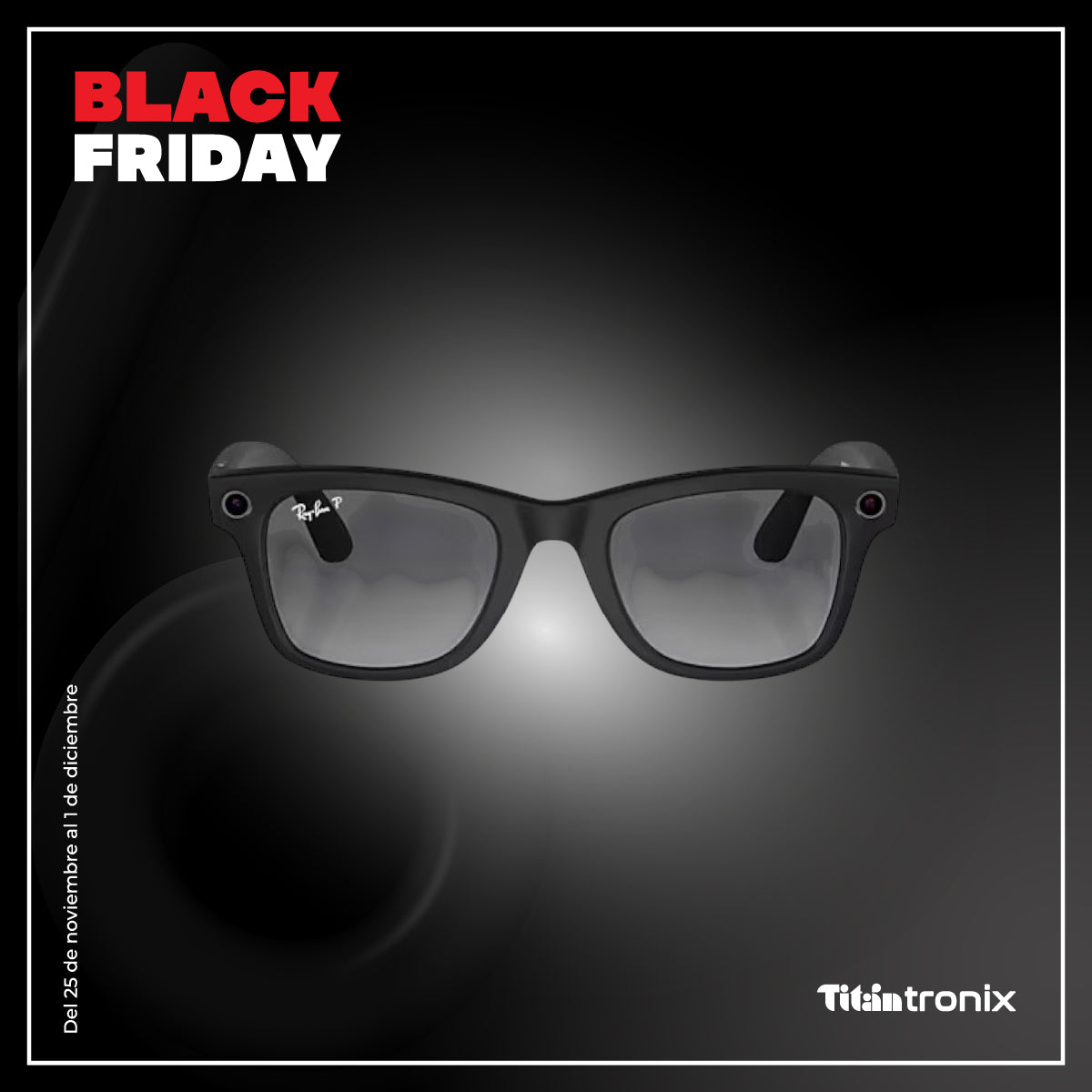 Lentes Inteligentes Ray Ban | Meta Wayfarer | Matte Black