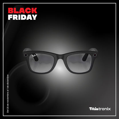 Lentes Inteligentes Ray Ban | Meta Wayfarer | Matte Black