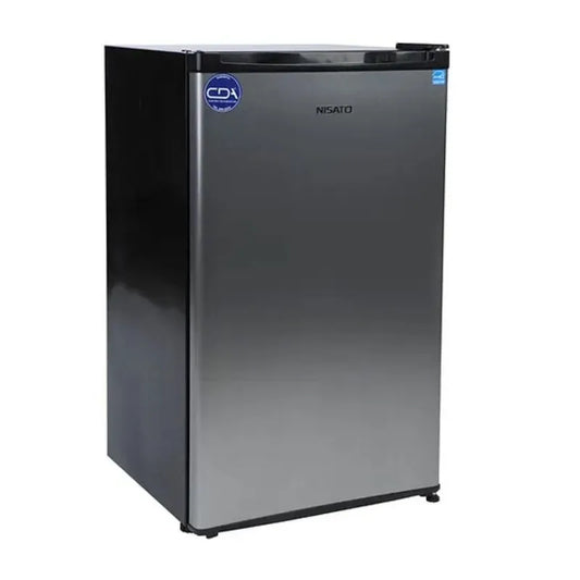 Refrigerador Nisato Mini Bar de 4 Pies Acero Inoxidable -1475