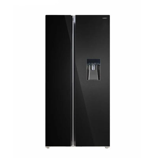 Refrigerador Sankey Negro Inverter De 15.4 Pies Cúbicos Con Dispensador de Agua
