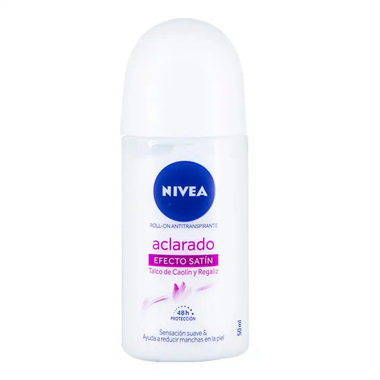 Desodorante Roll On Nivea Aclarado Efecto Satín 50 ml