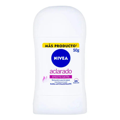 Desodorante Nivea Aclarado Efecto Satín 50 g