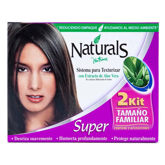 Kit Tratamiento Alisante Naturals Con Aloe Vera Regular 2 pack