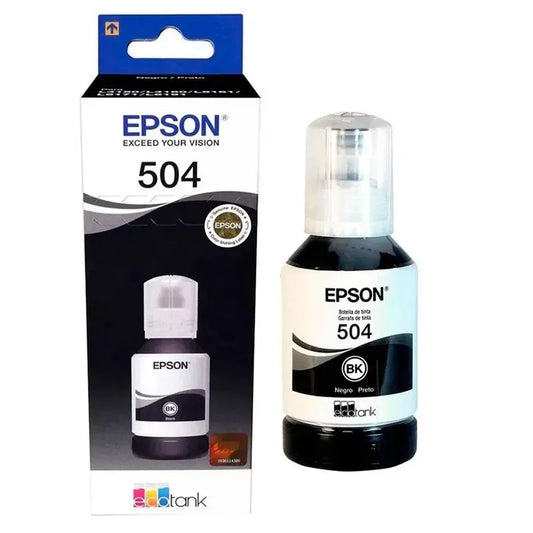 Tinta Para Impresora Epson 504 Negro