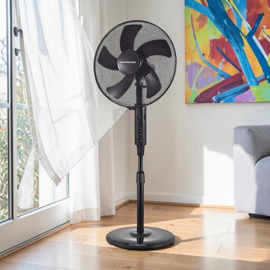 Abanico de Pedestal 16" Premier / 5 Aspas / 3 Velocidades - Premier - Titan.com.pa - 7453064742615