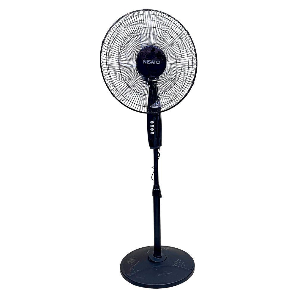 Abanico de Pedestal Nisato 16" - 3 Velocidades / Negro - Nisato - Titan.com.pa - 115200522709