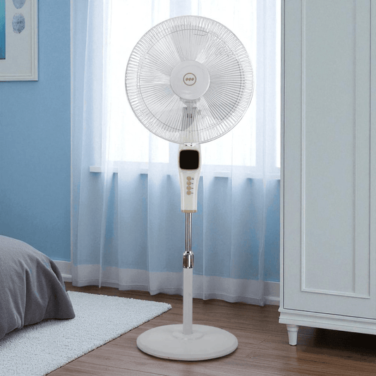 Abanico De Pedestal Premier 16" 5 Aspas Blanco - Premier - Titan.com.pa - 7453064737284