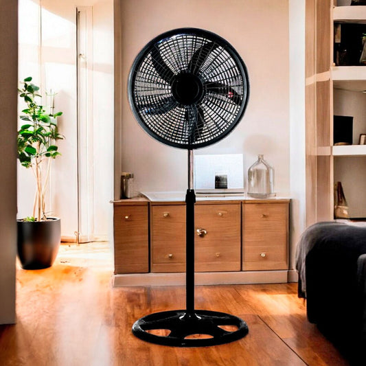 Abanico de Pedestal Premier 18" / 5 Aspas / Negro - Premier - Titan.com.pa - 7453064735679