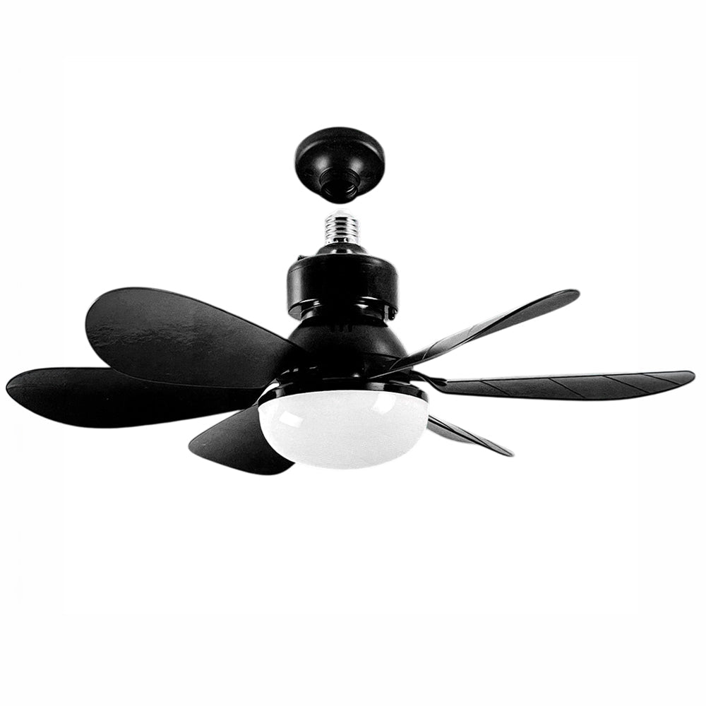Abanico de Techo 20" Carbone Con Luz LED / 6 Aspas / Negro - Carbone - Titan.com.pa - 7442599796286
