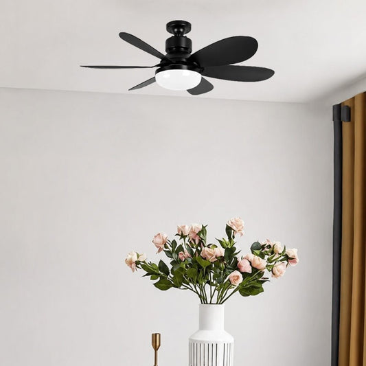 Abanico de Techo 20" Carbone Con Luz LED / 6 Aspas / Negro - Carbone - Titan.com.pa - 7442599796286