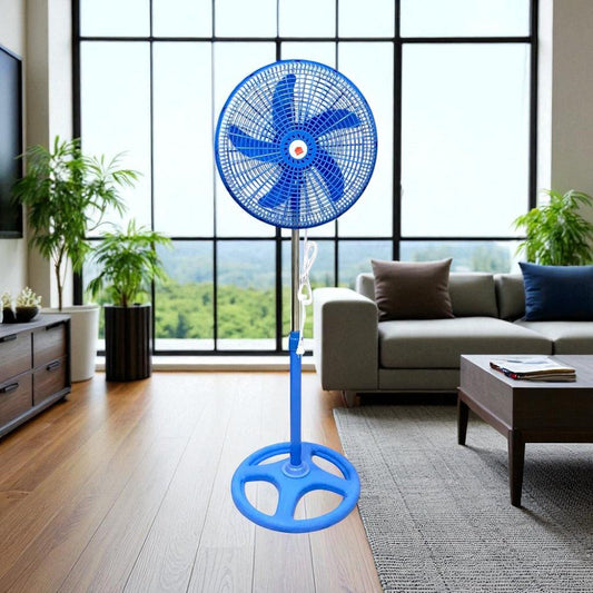 Abanico Pedestal 16" Azul Plástico - Home Elegance - Titan.com.pa - 2100000974023