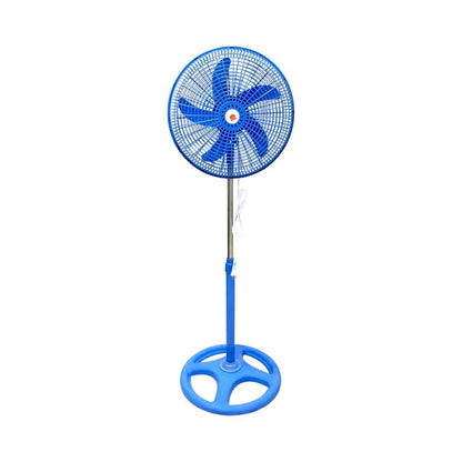 Abanico Pedestal 16" Azul Plástico