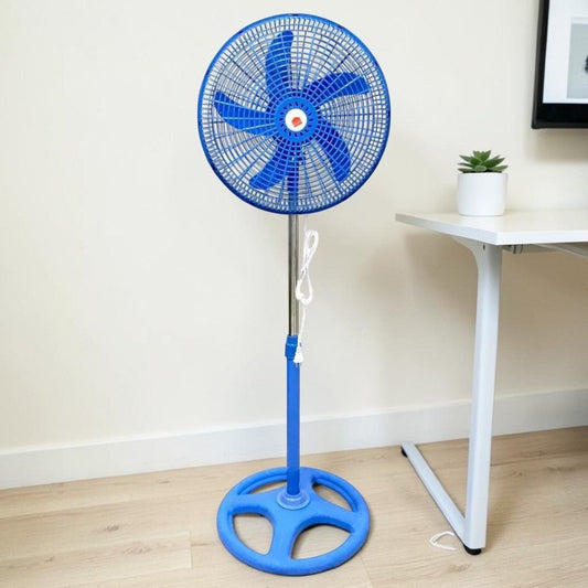 Abanico Pedestal 16" Azul Plástico - Home Elegance - Titan.com.pa - 2100000974023