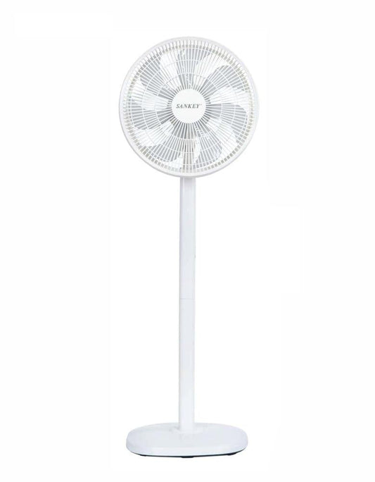 Abanico Pedestal 16" Sankey Blanco