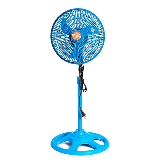 Abanico Pedestal Home Elegance 10" Azul