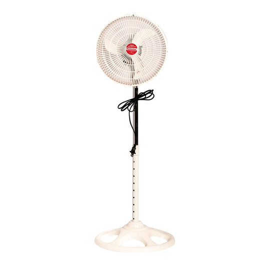 Abanico Pedestal Home Elegance 10" Blanco