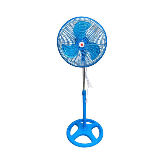 Abanico Pedestal Home Elegance 16" Metal Azul