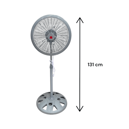Abanico Pedestal Home Elegance 18" Plastico Gris - Home Elegance - Titan.com.pa - 2100000085064