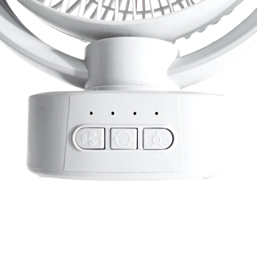 Abanico Recargable Sankey 8" / Luz LED - FN-8BAT22W - Sankey - Titan.com.pa - 7453118900060