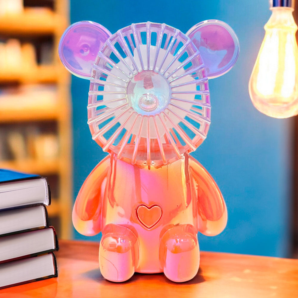 Abanico de mesa recargable USB Home Elegance en colores surtidos