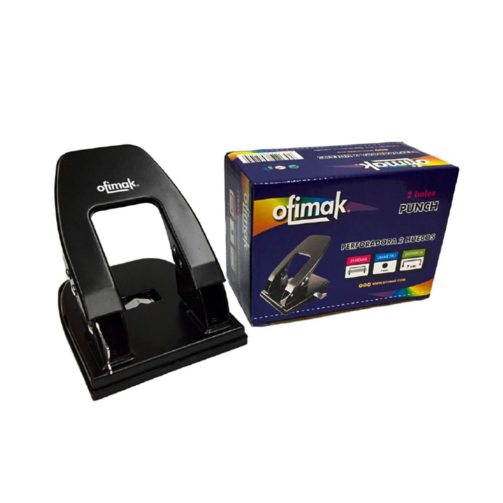 Abre Hueco de Metal Ofimak Dos Orificio